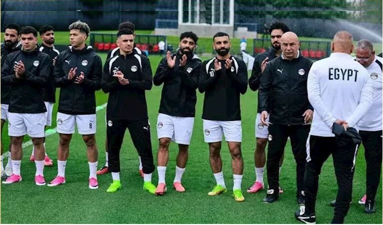 العميد حسام حسن ولاعبى منتخب مصر
