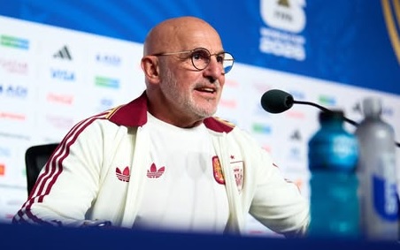 المدير الفني للمنتخب الإسباني، لويس دي لافوينتي
