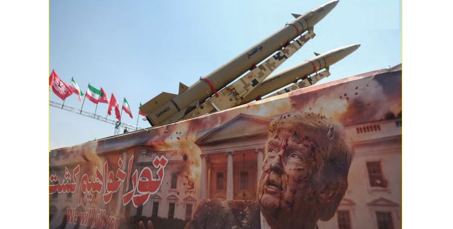 رسم ضخم فى شوارع طهران