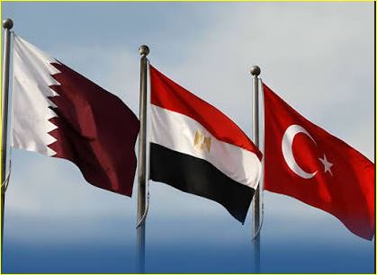 مصر وقطر وتركيا