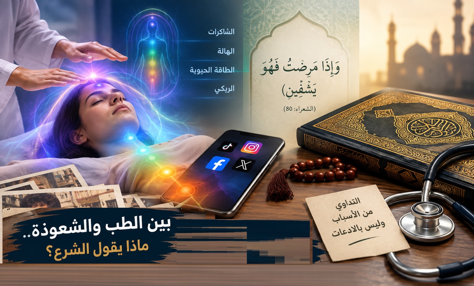 الشرع الإسلامى والعلاج بالطاقة