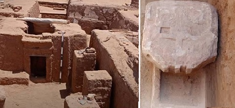المقبرة المكتشفة بالوادى الجدبد