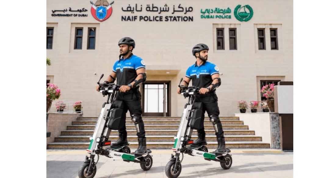 دوريات السكوتر الكهربائي فى دبى