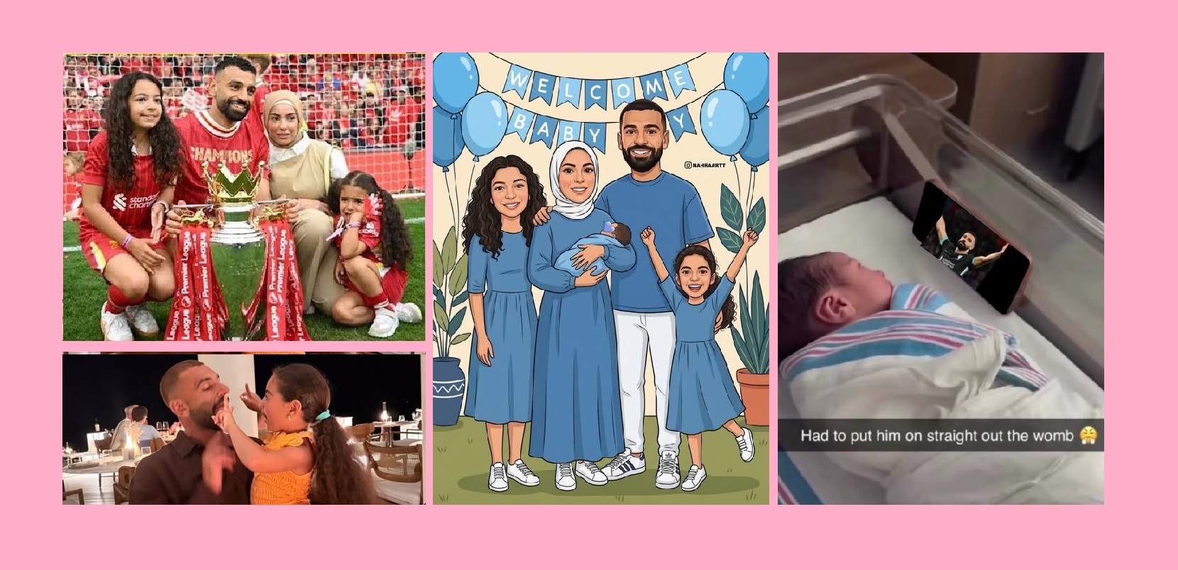 صلاح وأفراحه العائلية