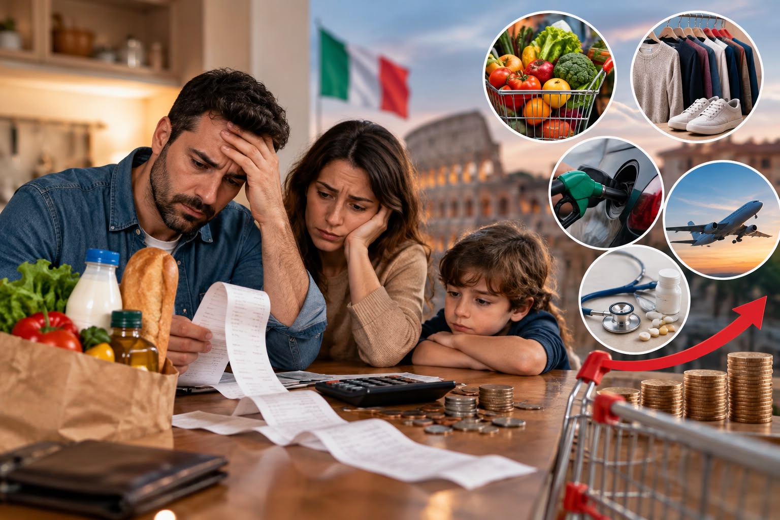 الأسر في إيطاليا تقلّص إنفاقها