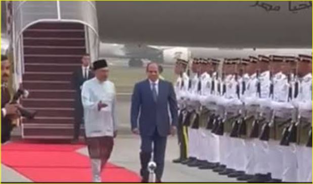 رئيس وزراء ماليزيا يستقبل الرئيس السيسي